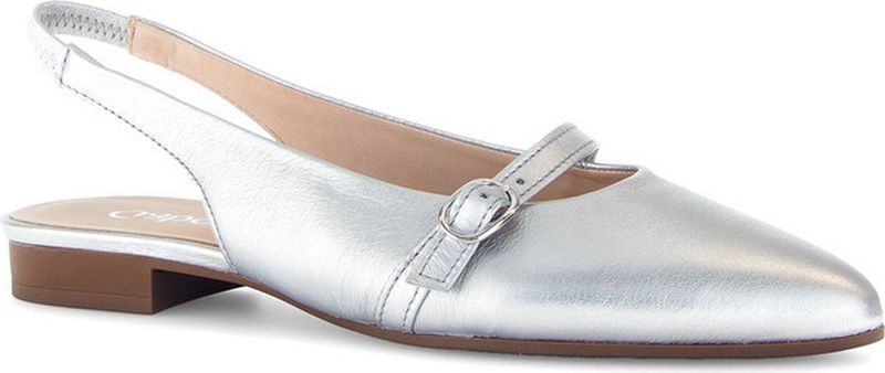 GABOR 61.530.61 Ballerina zilver maat 3,5