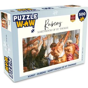 Puzzel Kunst - Rubens - Martyrdom of St Thomas - Legpuzzel - Puzzel 500 stukjes