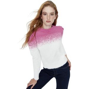 Trendyol - Twoaw22Kz0092 - Gebreide Trui - Donkergroen