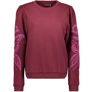 Geisha - 52586 - Trui - Bordeaux/pink - Dames