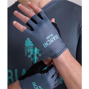 Santini - Bianchi Milano Classic - Korte Mouw Wielertrui - Blauw