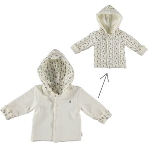 BESS Organic Maat 50 Off-White Omkeerbaar Vest BO3001-016