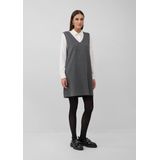 Jerseyjurk - A-lijn - Krijtstreep - Mouwloos - V-hals - Korte Lengte