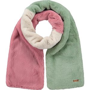 Barts sudie sjaal - one size - groen/roze/wit