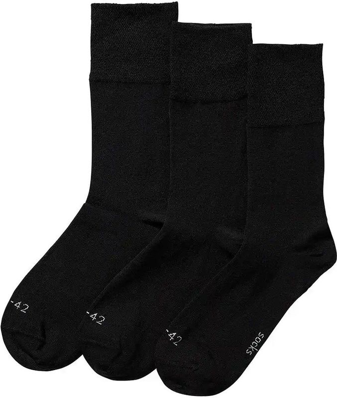 Apollo - Merino Wollen Diabetes Sokken - Blauw - 3-paar - Niet Knellende Boord