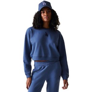 New Era - MLB Midi Le Crop - Sweatshirt - Blauw - Vrouw