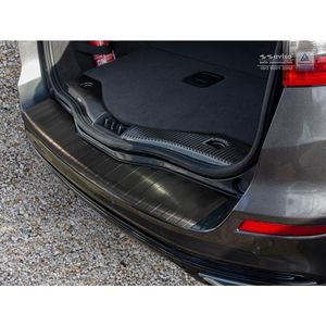 Avisa Zwart RVS Achterbumperprotector passend voor Ford Mondeo V Wagon 2014- 'Ribs'