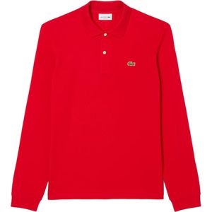 Lacoste - Classic Fit - Polo - Rood - Lange Mouw