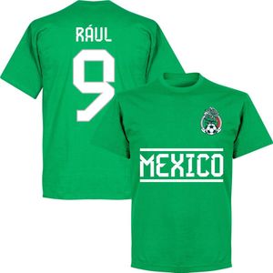 Mexico Raúl 9 Team T-Shirt - Groen - Kinderen - 128