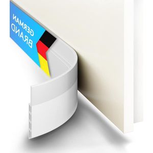 Tochtstrip Wit Zelfklevend - Energiebesparende Tochtstopper voor Deuren - Koudewering Onderkant Deur Tochtstrip