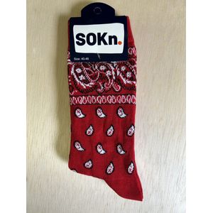 SOKn. Trendy sokken *BOERENZAKDOEK SOKn.* maat 35-41 (ook leuk om kado te geven !)