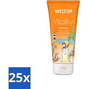 WELEDA - Douchecrème Duindoorn Vitality - 200 ml - Bulkverpakking - 25 stuks