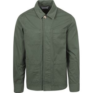 King Essentials The Benjamin Overshirt Olijfgroen - Maat XXL - Heren