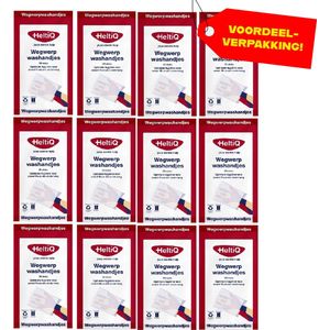 12x HeltiQ Wegwerp Washandjes - 20 stuks - Voordeelverpakking!