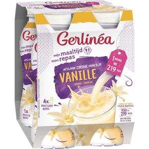 Gerlinea - Drinkmaaltijd - Vanille - 4 x 236ml