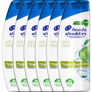 6x Head & Shoulders Apple Fresh Shampoo 285 ml
