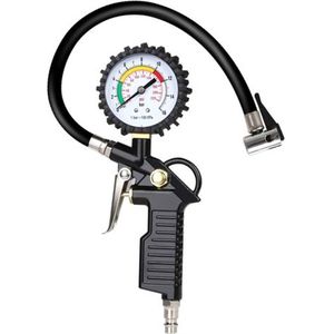 Digitale Bandenspanning Meter - Nauwkeurige Manometer met Ontluchtingspistool - Voor Auto, Motor en Fiets - LCD Display - Draagbaar - 1 stuk