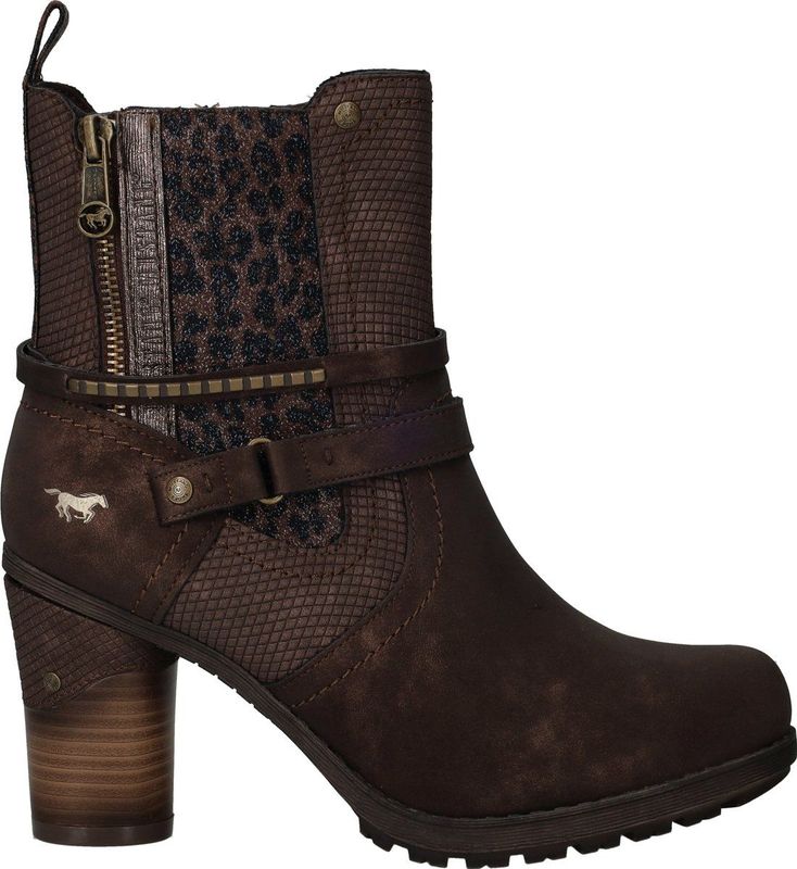 Mustang - Veterboot - Bruin - Imitatieleer - Comfortabel en Gripvast