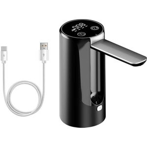Elektrische Waterdispenser USB Oplaadbaar - Opvouwbaar - Met Digitaal Display - Voor Fleskruik - Content in .