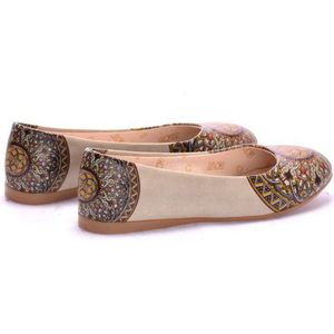 GOBY - Patroon - Ballerinas - Flats - Hoge kwaliteit - Handmade - Meisjesprint - Maat 41
