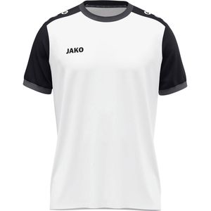 JAKO Unisex Tricot Dynamic, korte mouwen, wit/zwart/antraciet, S
