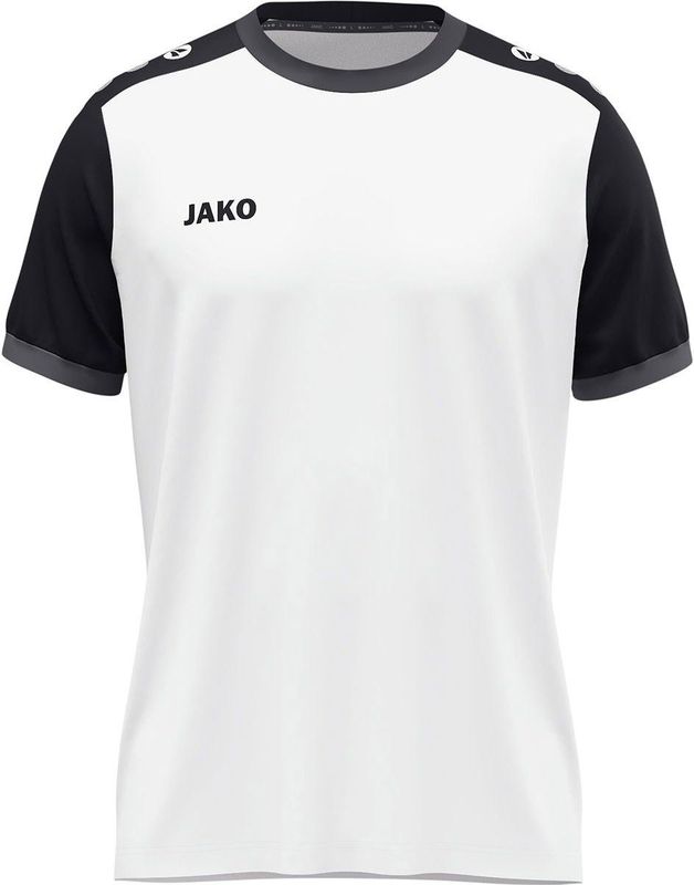 JAKO Unisex Tricot Dynamic, korte mouwen, wit/zwart/antraciet, S