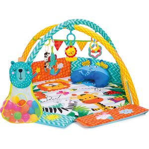 Cabino Speelkleed / Babygym Met Boog En Ballenbak Luxe -Multi