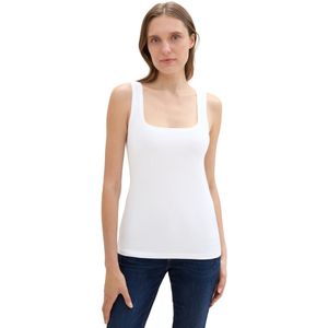 TOM TAILOR - Top - Zwart / Wit - 2 Pack - Mouwloos