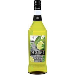 Limoen limonadesiroop - limoensiroop ranja siroop van Vedrenne - ook voor Sodastream / sodamaker / roses lime / cocktails