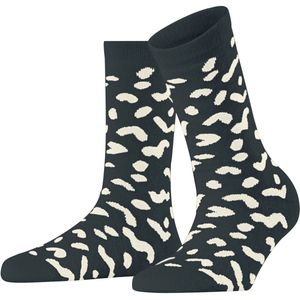 Esprit Cozy Memphis gedessineerd materiaal sokken dames grijs - maat 39-42