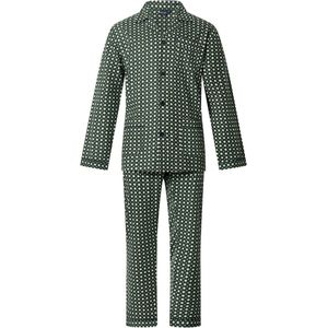 Gentlemen flanellen heren pyjama - 9442 - Groen - 64