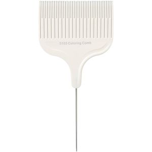 Haarverfkam - Ergonomisch Ontwerp - Professionele Kam met Ronde Randen (Wit)