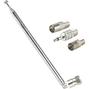 FM Radio Antenne - Telescopische 6 Sectie Vervanging - Voor Denon Pioneer Marantz Bose Wave Music Systeem