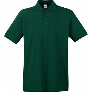 Fruit Of The Loom Premium Heren Poloshirt Met Korte Mouwen (Forest Groen)