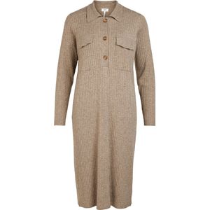 OBJECT OBJNOELLE POLO KNIT DRESS NOOS Dames Trui - Maat XS