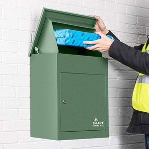 SMART PARCEL BOX™ - Pakketbrievenbus - groen - middelgroot - B 44 x D 35 x H 58 cm