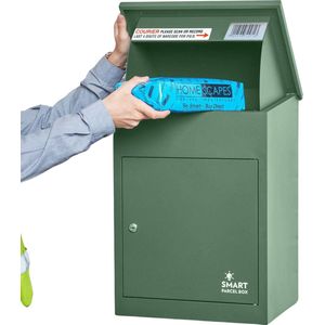 Smart Parcel Box - Pakketbrievenbus - groen - middelgroot - B 44 x D 35 x H 58 cm