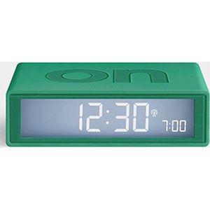 Lexon Flip+ Digitale Wekker ON OFF - Emerald Green