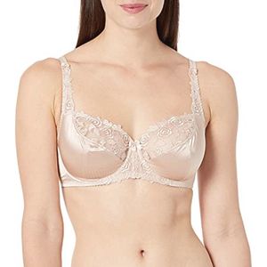 Floral Lace Balcony Bra met Ondersteunende Demi Cups