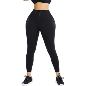 Vivva - Sportlegging Dames met Corset - Shapewear - Sportkleding Dames met Korset - Sportbroek Dames - Hardloopbroek Dames - Zwart - Maat L - HIGHLEGS