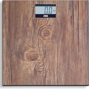 Digitale Personenweegschaal met Houtlook en Groot Display - Nauwkeurige Weegresultaten
