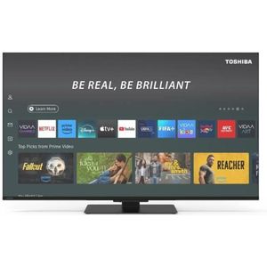 TOSHIBA 43UV6F63DG - 43'' (108 cm) LED-tv - 4K UHD 3840x2160 - Dolby Vision - Smart TV - 3xHDMI