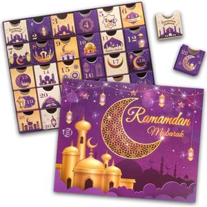 Equivera Adventskalender 2025 - Adventskalender - Ramadan Adventskalender - 30 Dagen Aftelkalender - 30 doosjes - Ramadan