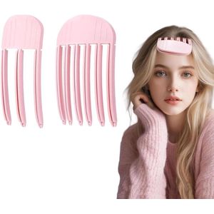 Brenzoos - Stylingkammen voor pluizige pony - Set van 2 - Volume haarclips - Krullend haar - Volumegereedschap voor vrouwen