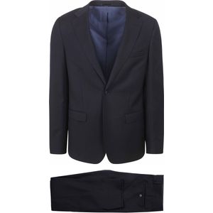 Suitable Structure Kostuum Wol Donkerblauw (navy) - Maat 46 - Heren