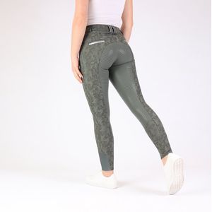 Imperial Riding Rijbroek El Capone Full Grip Donkergroen - 40