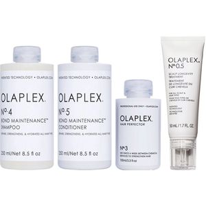 Beschadigd haar pakket Olaplex No.3 + 4 + 5 + 0.5