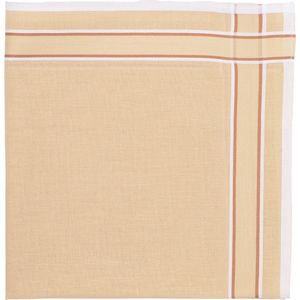 Tiseco Herenzakdoeken Alto 3 - Luxe Katoenen Set - 6 Stuks - Elegante Indiantan Look