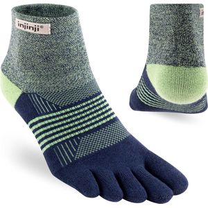 Injinji - Trail Midweight Mini-Crew - Blauw/Groen - Sokken