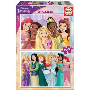 Puzzel Educa Disney Princess (2 x 100 pcs)